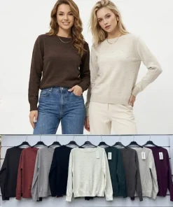 Swetry Damskie WŁOSKA,Size uni,paczka 6szt, mix kolor