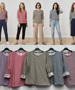 Bluzki Damskie WŁOSKA,Size uni,paczka 6szt, mix kolor