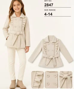 Płaszcz DZIECIĘCA,Size 4-14lat,paczka 12szt, 1 kolor