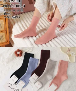Skarpety Damskie,Size 35-42,paczka 40szt, mix kolor