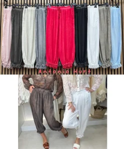 Spodnie Damskie, size uni,Paczka 6szt ,mix kolor