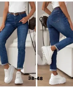 Jeansy Damskie,Size 38-48,paczka 12szt, 1 kolor