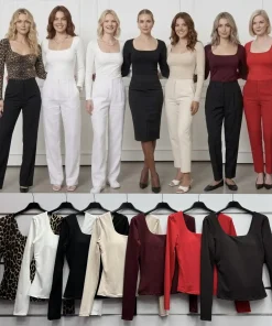 Bluzki Damskie WŁOSKA,Size uni,paczka 6szt, mix kolor