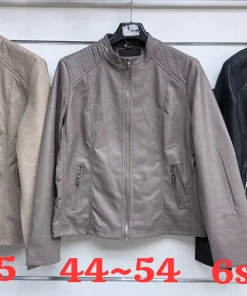 Kurtki skórzane DAMSKA,size 44-54,paczka 6szt, 1kolor
