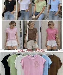 Bluzki Damskie,Size l/xl-3xl,paczka 12szt, mix kolor