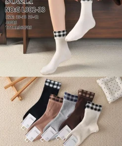 Skarpety Damskie, size 35-42,Paczka 40szt, mix kolor