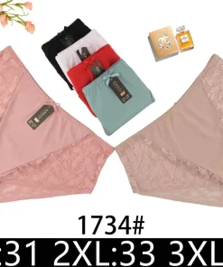 Majtki Damskie,size xl-3xl,paczka 24szt,mix kolor
