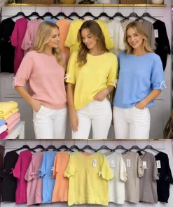 Swetry Damskie WŁOSKA,Size uni,paczka 6szt, mix kolor