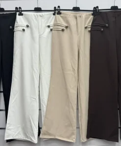 Spodnie Damskie WŁOSKA,Size uni,paczka 6szt, mix kolo
