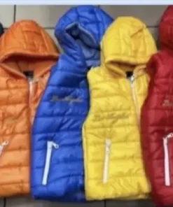 Kamizelki DZIECIĘCA,size 4-8lat,paczka 12szt ,mix kolor