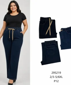 Jeansy Damskie, size 2xl/3xl-5xl/6xl,Paczka 12szt, mix kolor