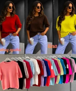 Swetry Damskie ,size uni,paczka 6szt,mix kolor