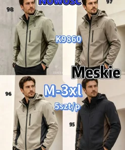 Kurtki MĘSKA ,size m-3xl,Paczka 5szt ,1kolor
