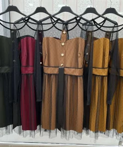 Sukienki Damskie WŁOSKA,Size uni,paczka 6szt, mix kolor