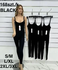 Kombinezony Damskie,size s/m-2xl/3xl,paczka 12szt, 1 kolor