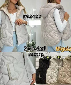 Kamizelki DAMSKI ,size 2-6xl,Paczka 5szt ,1 kolor