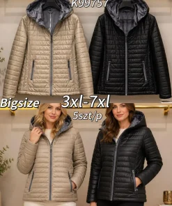 Kurtki damskie,Size 3-7xl,paczka 5szt, 1 kolor