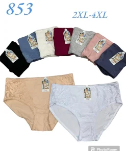 Majtki Damskie,Size 2xl-4xl,paczka 24szt, mix kolor
