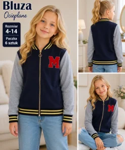 Bluzy DZIECIĘCA,size 4-14lat,Paczka 6szt ,1kolor
