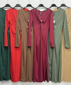 Sukienki Damskie WŁOSKA,Size uni,paczka 6szt, mix kolor