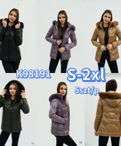 Kurtki Damskie,size s-2xl,Paczka 5szt ,1kolor
