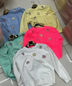 Bluzy Damskie, size uni,Paczka 10szt ,mix kolor