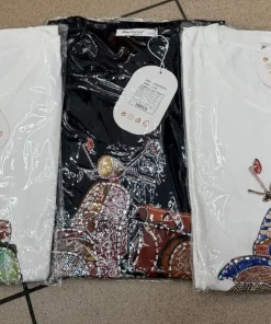 Bluzki DAMSKA WŁOSKA,Size uni ,paczka 6 szt mix kolor