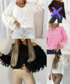 Swetry damskie,size uni,paczka 6szt,mix kolor
