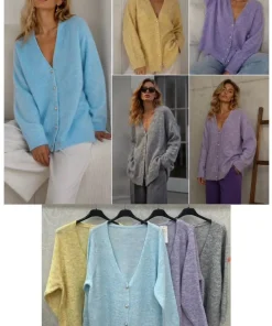 Swetry Damskie,Size uni,paczka 12szt, mix kolor
