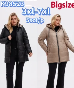 Kurtki Damskie,size 3-7xl,Paczka 5szt ,1kolor