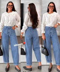 Jeansy Damskie,size 34-42,Paczka 12szt ,1kolor