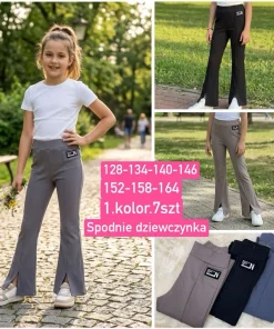 Spodnie DZIECIĘCA,size 128-164,Paczka 7szt,1kolor