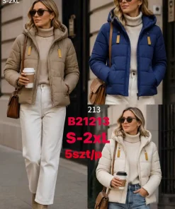 Kurtki DAMSKI ,size s-2xl,Paczka 5szt ,1kolor