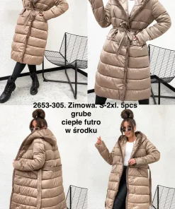 Kurtki Damskie,size s-2xl,paczka 5szt, 1 kolor