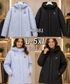 Kurtki damskie,Size l-5xl,paczka 6szt, 1 kolor