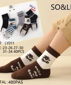 Skarpety DZIECIĘCA,Size 23-34,paczka 40szt, mix kolor