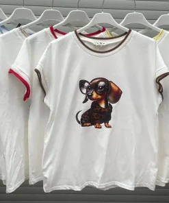 Bluzki damskie WŁOSKA,Size uni ,paczka 6 szt mix kolor
