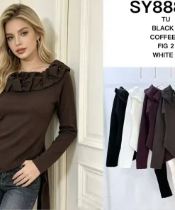 Bluzki Damskie ,size uni,paczka 8szt,mix kolor