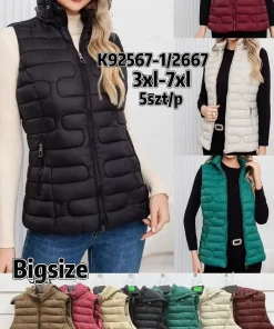 Kamizelki DAMSKI ,size 3-7xl,Paczka 5szt ,1 kolor