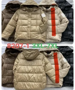 Kurtki Damskie,size 3xl-7xl,paczka 5szt, 1 kolor