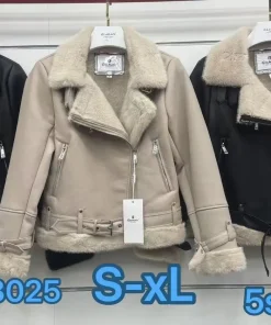 Kurtki skórzane damskie ,size s-xl, Paczka 5szt ,1kolor