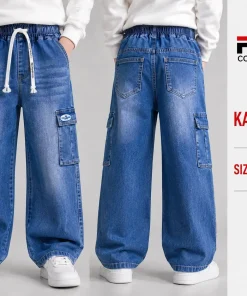 Spodnie JEANSY DZIECIĘCA,size 4-12lat,paczka 5szt, 1 kolor