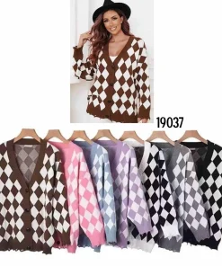 Swetry Damskie WŁOSKA,Size uni,paczka 6szt, mix kolor
