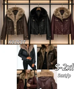 Kurtki skórzane Damskie ,size s-2xl,paczka 5szt,1kolor