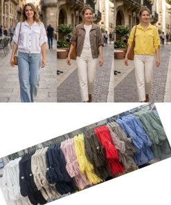 Kurtki Damskie WŁOSKA,Size uni,paczka 6szt, mix kolor