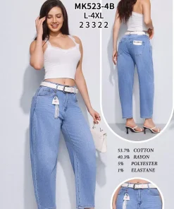 Jeansy Damskie,Size l-4xl,paczka 12szt, 1 kolor