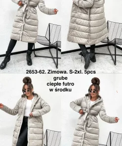 Kurtki Damskie,size s-2xl,paczka 5szt, 1 kolor