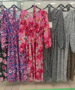 Sukienki Damskie WŁOSKA,Size uni,paczka 6szt, mix kolor