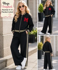 Bluzy DZIECIĘCA,size 4-14lat,Paczka 6szt ,1kolor
