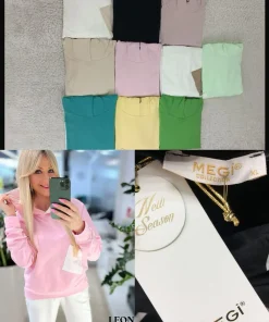Bluzki Damskie URECKA,Size uni,paczka 6szt, mix kolor